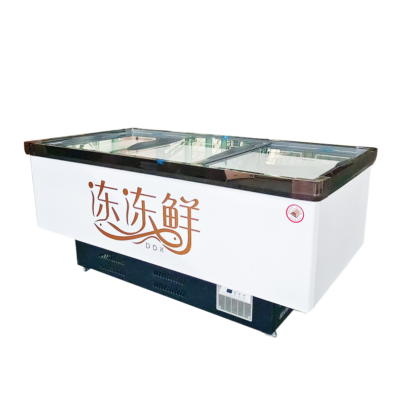 （不锈钢包边）平底岛柜